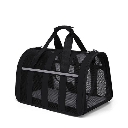 PAW COUTURE чанта за домашни любимци 48x27x27 см, размер L, черна