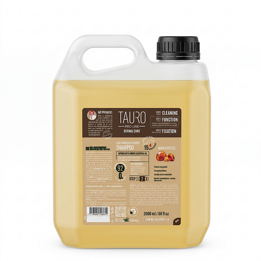 TAURO PRO LINE Derma Care Coat Growth Recovery шампоан за възстановяване на растежа на козината за кучета и котки 2000 мл