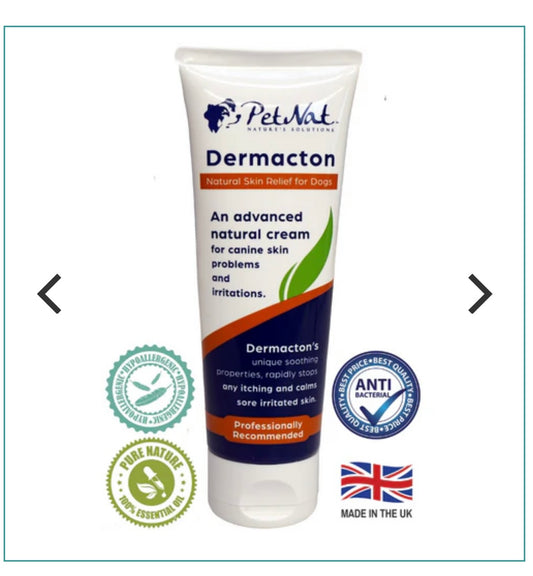 PETNAT DERMACTON CREAM FOR ITCHY DOGS - Дермактон крем за кучета със сърбяща кожа