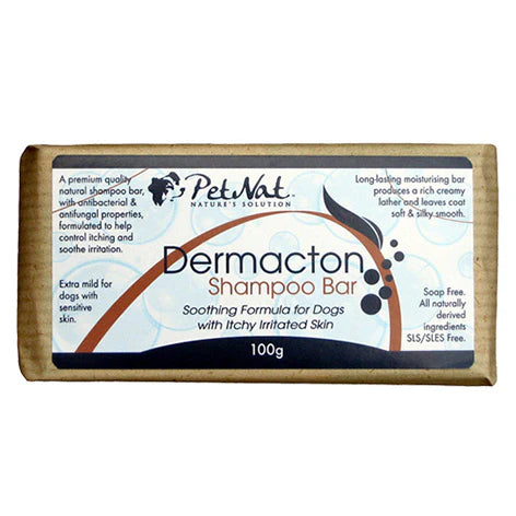 PETNAT DERMACTON DOG SHAMPOO for ITCHY Irritated skin - Дермактон шампоан за кучета с раздразнена сърбяща кожа