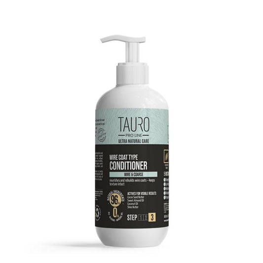 TAURO PRO LINE Ultra Natural Care текстуриращ балсам за твърда козина за кучета и котки 1000 мл
﻿