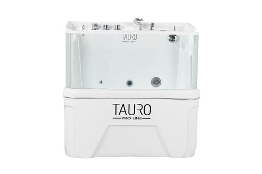 Иновативна озонова вана за домашни любимци TAURO PRO LINE с технология Milky Spa&Ionic, 110x68x102 см, бяла